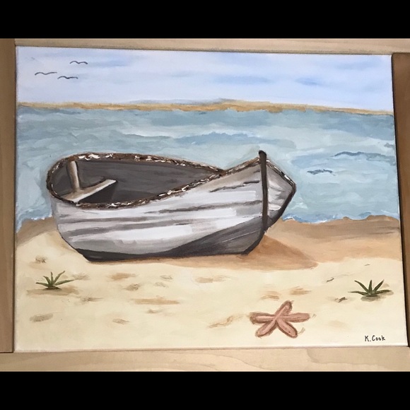 pinkjeanartagency.com Other - SOLD AT ART FESTIVAL- ORIGINAL PAINTING 16”x20” Washed Up